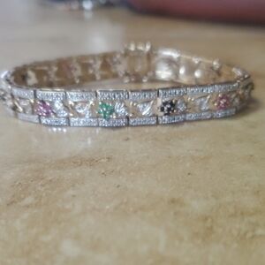 Rudy Lane .925 Silver Art Deco Bracelet